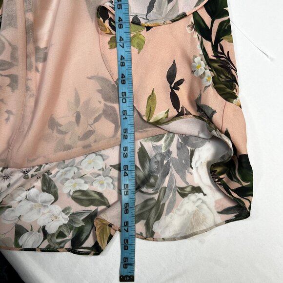 Amanda Uprichard X Revolve Eden Gown Strapless Maxi Rose Floral Pink Medium - Picture 9 of 13